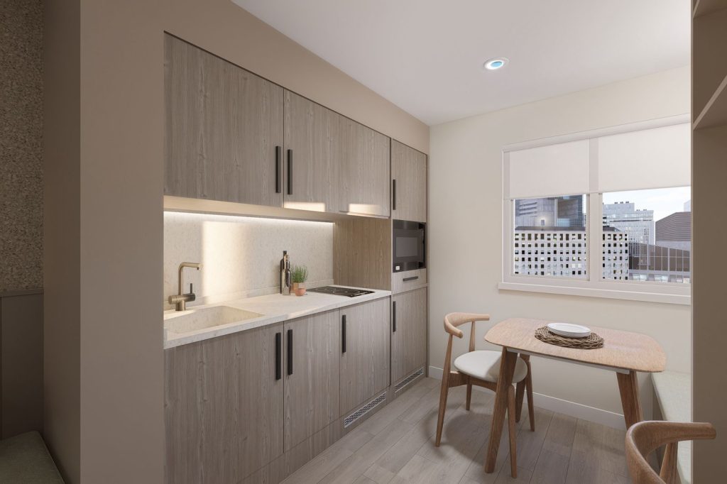 CGI of premium student accommodation in Sunderland