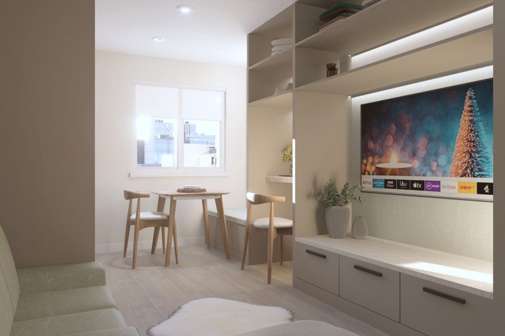 CGI of premium student accommodation in Sunderland